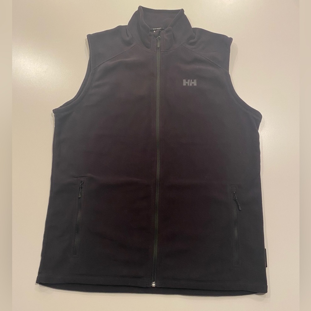 Helly Hansen Men's Fleece Vest XL Polartec - Full Zip / Black